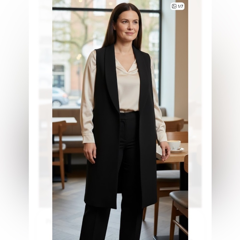 Hayden Elegant Black Vest